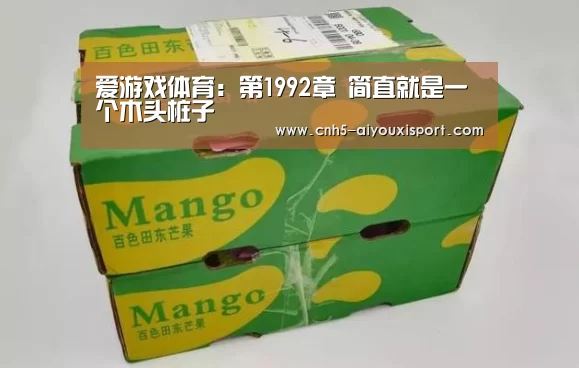 爱游戏体育:第1992章 简直就是一个木头桩子(图1) 爱游戏官网